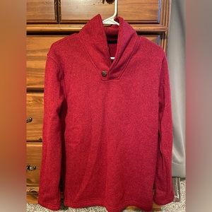 Red Sweater Pullover Boys Size 18